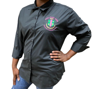 Alpha Kappa Alpha Women's Button Down Blouse