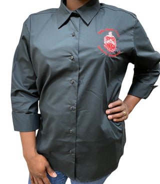 Delta Sigma Theta Women's Button Down Blouse